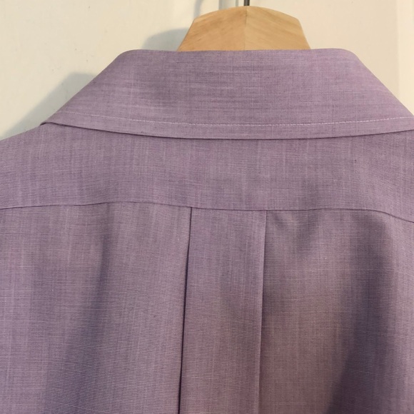 Brooks Brothers Lavender Oxford Shirt Size 18-35 - Picture 5 of 6